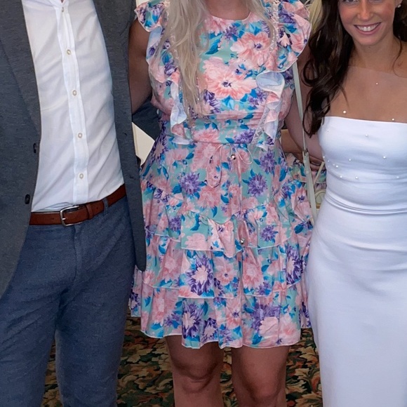 Colorful flower dress - Picture 2 of 2